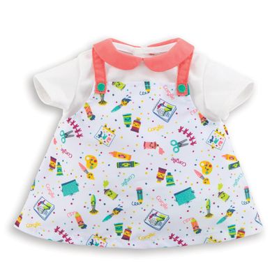 Corolle Little Artist Dress Baby Doll Outfit - Premium Mon Premier Poupon Baby Doll Clothes and Accessories fit 12" Dolls