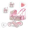 Corolle Baby Doll Stroller for Girls, Foldable Kids Toy Baby Stroller for Dolls with Carriage Design, Pink Pram view 4