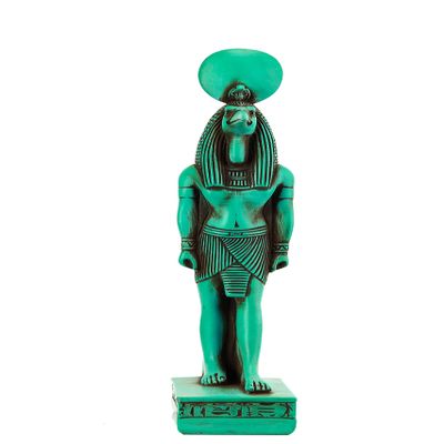 Ancient Egyptian statue of Thoth God of moon, magic, and master of knowledge. He wasdepicted as an Ibis bird or a baboon. Made in Egypt.