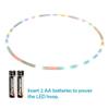 LED Hoops for Kids Adults - CRTEPST Light Up Glow Sport Rings Dance Toy for Sports Playing Exercise view 4