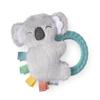 Itzy Ritzy - Ritzy Rattle Pal with Teether - Baby Teething Toy Features A Minky Plush Character, Gentle Rattle Sound & Soft Teether Toy for Newborn (Koala) view 1