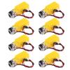 AEDIKO 8pcs TT Motor Dual DC 3-6V Gearbox Motor 200RPM Ratio 1:48 Shaft Motor with 2.54mm Wire for Arduino DIY Smart Car Robot view 1