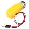 AEDIKO 8pcs TT Motor Dual DC 3-6V Gearbox Motor 200RPM Ratio 1:48 Shaft Motor with 2.54mm Wire for Arduino DIY Smart Car Robot view 2
