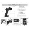 Alomejor RC Car Transmitter Receiver, 2.4G CH2 Radio Remote Controller with 2838 3600KV Brushless Motor and 30A 2 in 1 ESC for RC Car Boat Truck view 4