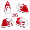 Toyvian Brain Mini Electric Iron : Pretend Role Play Appliance Model Simulated Electric Iron Mini House Playset Coffee view 3