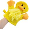 Beaupretty 4pcs Children's Bath Towel Cute Bath Mitt Animal Wash Mitt Body Skin Cleaner Baby Bath Mitts Kids Bath Mitt Baby Washcloth Cartoon Exfoliating Gloves Shampoo Brush Man Frosted or view 3