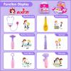 GIFTINBOX Kids Doctor Kit for Girls and Boys , Purple Doctors kit for Kids 22 Pieces Pretend Play Medical Toys Set with Roleplay Doctor Costume and Carry Bag for Little Girls-B view 2