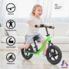 KRIDDO Toddler Balance Bike 2 Year Old, Age 24 Months to 5 Years Old, Early Learning Interactive Push Bicycle with Steady Balancing, Gift Bike for 2-5 Boys Girls, Green view 2