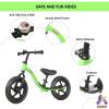 KRIDDO Toddler Balance Bike 2 Year Old, Age 24 Months to 5 Years Old, Early Learning Interactive Push Bicycle with Steady Balancing, Gift Bike for 2-5 Boys Girls, Green view 4