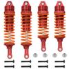 OGRC 4PCS All Aluminum Front & Rear Shocks Upgrade Parts for Traxxas Slash 2WD Slash 4x4 4WD Rustler Stampede Hoss 1/10 RC Truck, Replace 5866 (Red) view 1