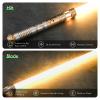 Upgrade Smooth Swing XRGB 3.0 Light Saber, Motion Control Light Saber, 16 Set Sound Fonts, Infinite Color Changing, Rechargeable Meatl Hilt Light Sabers, Belt Clip and Blade Plug Toy Tools-Gold view 3