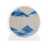 Flowing Sand Painting,Moving Sand Art Picture for Desktop Home Decor,Office Work Quicksands Painting,Round Glass 3D Deep Sea Sandscape in Motion Display Flowing Sand Frame view 1