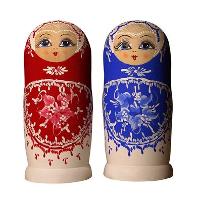 Nesting Dolls Russian Nesting Dolls 10 Piece Set Handmade Wooden Matryoshka Doll Puzzle Nesting Doll Toy Birthday Halloween Wish Gift Creative Gifts (Color : A)