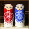 Nesting Dolls Russian Nesting Dolls 10 Piece Set Handmade Wooden Matryoshka Doll Puzzle Nesting Doll Toy Birthday Halloween Wish Gift Creative Gifts (Color : A) view 2
