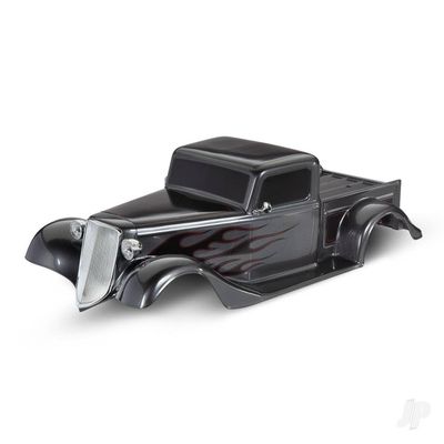 Traxxas Body '35 HOT Rod Truck Complete Graphite 9335X