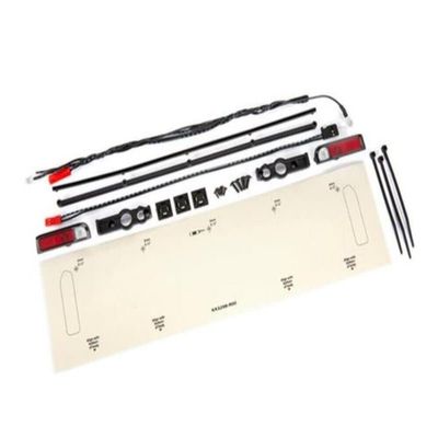 Traxxas LED Lights/Tail Lights RED, Gloss Black Trim 9497