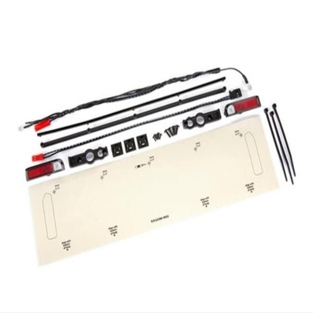 Traxxas LED Lights/Tail Lights RED, Gloss Black Trim 9497
