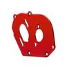 Traxxas 9490R Plate, Motor, Red (4Mm Thick) (Aluminum)/ 3X10Mm Cs with Split and Flat Washer (2) view 1