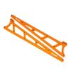 Traxxas 9462A Side Plates, Wheelie Bar, Orange (Aluminum) (2) view 1