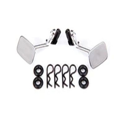 Traxxas Mirrors, Side, Chrome (Left & Right)/ o-Rings (4)/ Body Clips (4) (fits #9112 Body)
