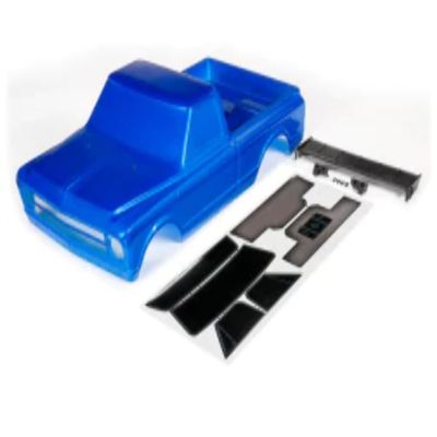 Traxxas 9411X Body, Chevrolet C10 (Blue) (Includes Wing & Decals)
