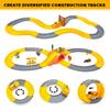 OR OR TU Toys for Boys 5-7, Race Track for Toddlers 3-5, 342Pcs Construction Toys for Boys Kids Car Track Toy Train Set Flexible Gift for 3 4 5 6 7+ Years Old view 3