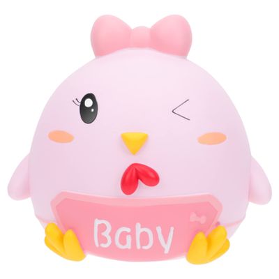 Cabilock Lovely Chicken Bank Adorable Saving Pot for Boys and Girls Cute Desktop Decoration Vinyl Money Box for Savings and Change