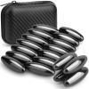 Dilabnba Fidget Toy Hematite Stone Magnet Ferrite Putty Eggs for Adults, Magnetic Fridge Magnets Oval Rocks for Refrigerator, Home, Office, Gadget, Desk Toy Decoration (24PCS) view 1