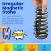 Dilabnba Fidget Toy Hematite Stone Magnet Ferrite Putty Eggs for Adults, Magnetic Fridge Magnets Oval Rocks for Refrigerator, Home, Office, Gadget, Desk Toy Decoration (24PCS) view 2