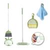 Midoneat Kids Cleaning Toy Set, Mini Child Broom, Mop and Dustpan, Little Housekeeping Helper Set ,Pretend Home Cleaning Play Set for Toddler Age 1-5,6pcs (Green) view 1