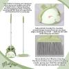 Midoneat Kids Cleaning Toy Set, Mini Child Broom, Mop and Dustpan, Little Housekeeping Helper Set ,Pretend Home Cleaning Play Set for Toddler Age 1-5,6pcs (Green) view 3