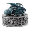 DDFE Unique New Dragon Pattern DND Dice Gift Storage Box,Great DND Gifts Giftware Box,Dungeons and Dragons RPG MTG Table Games D&D Pathfinder Shadowrun,DND Accessories Essentials Kit(Blue) view 4