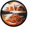 HIMFL Moving Sand Art Picture Round Glass 3D Deep Sea Sandscape in Motion Display Flowing Sand Frame Flowing Sand Painting for Home Ornament Gift view 1