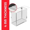 EVORETRO ETB Acrylic Case Compatible with Pokmon ETB  4.0mm Thick Pokmon Elite Trainer Box Case with UV-Resistant Clear Acrylic, Stackable Protective Display Storage view 2