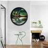 HIMFL Moving Sand Art Picture Round Glass 3D Deep Sea Sandscape in Motion Display Flowing Sand Frame Flowing Sand Painting for Home Ornament Gift view 3