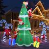 8FT Santa's Climbing A Tree Inflatable view 2