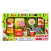Kidplokio Kids Pretend Play Food Set Fun Picnic Plastic Food Utensils Assorted, Multicolor, Ages 3+ view 2