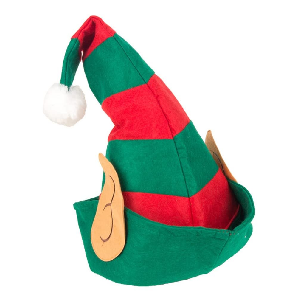 Ochine Christmas Headband Santa Hat Party Elf Hats Red Xmas Headbands Christmas Tree Headband Elf Headband for Adults Kids