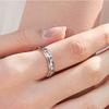 HOOHWE Spinner Rings for Anxiety,S925 Sterling Silver Fidget Anxiety Worry Relieving Boredom ADHD Autism Band Rings (1-Dog Paw Rings, 8) view 2