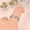 HOOHWE Spinner Rings for Anxiety,S925 Sterling Silver Fidget Anxiety Worry Relieving Boredom ADHD Autism Band Rings (1-Dog Paw Rings, 8) view 4