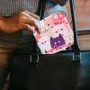 2pcs Leopard Napkin Bag Menstrual Pad Pouches Pad Holder Tampon First Period Bag Coin Purse Wallet Diaper Bag for Lipstick Tissue view 2