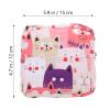 2pcs Leopard Napkin Bag Menstrual Pad Pouches Pad Holder Tampon First Period Bag Coin Purse Wallet Diaper Bag for Lipstick Tissue view 3