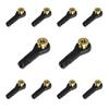 Maxmoral 10PCS M2 Ball Head Holder Tie Rod Ends Ball Joint Link for RC Model Car Boat Airplane (Without Screws) view 1