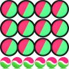 Charniol Kids Toys Toss and Catch Game Set 12 Paddles 6 Balls Beach Outdoor Sports Games Toss Ball Set with Paddles Nylon Catch Toys for Kids PE Recess Adults Beach Playground (Pink Green) view 1