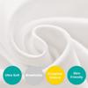 100% Cotton Bassinet Sheets Compatible with Dream On Me Traveler/Skylar/Waves Bassinet Bedside Sleeper, 2 Pack, Ultra Soft Bassinet Sheet for Baby, White view 2