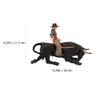 Toyvian Desktop Cowbaoy Sculpture 1 Set Fake Wild West Cowboys Figurines Model Farm Toys Playset Cowboys Action Figure Sandbox Decoration for Christmas Birthday Gift Rodeo Bouncy Toy view 2