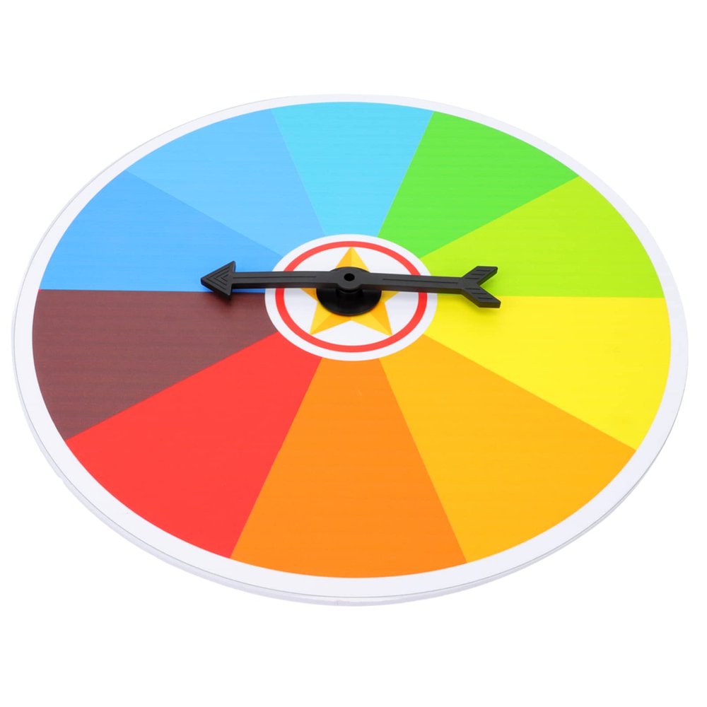 NUOBESTY Prize Wheel for Parties Wall Hanging Turntable Game Prop Engaging Raffle Luck Draw for Festivals and Home Gatherings