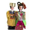 Korean Beauty Hanbok Dolls Korean Traditional King Queen Wedding Doll Bride Groom Figurines Basic Wedding Gift Marriage Couple Dolls (3) view 1