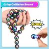 22PCS Large Rainbow Hematite Magnetic Ball Fidget Toy for Adults, Men Women Magnet Stones Office Desk Toys for Gifts with Fiber Case, Rare Earth Magnets for Ferrite Putty, Age:15+ view 3
