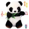 Hopearl Talking Panda Repeats What You Say Nodding Electric Interactive Animated Toy Speaking Plush Buddy Gift for Toddlers, 7'' view 1